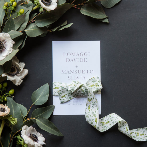 nastro personalizzato eucalipto